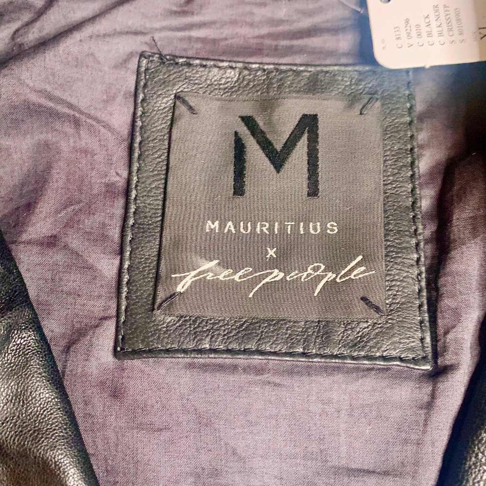 Free People X Mauritius Crissy 100% Leather Fringe Jacket NWT XL SOLD OUT STYLE! - Picture 11 of 16